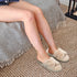 Faux Fur H Slipper - White
